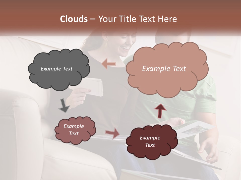 Scrapbook Album House PowerPoint Template