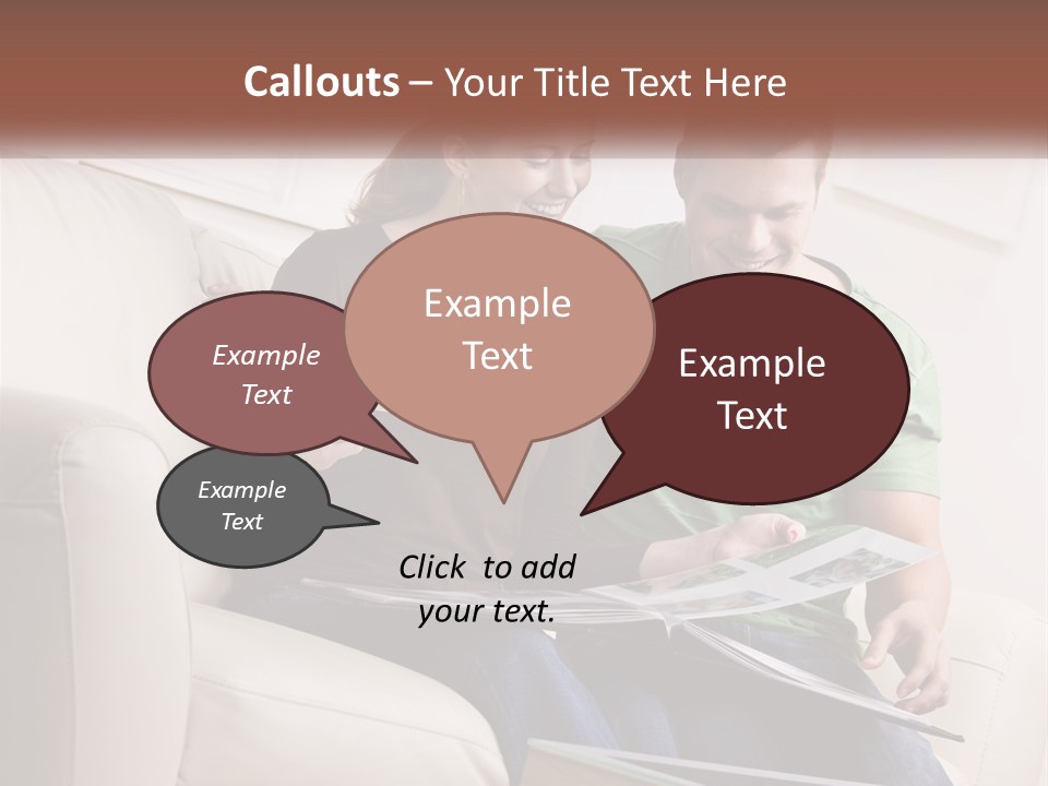 Scrapbook Album House PowerPoint Template