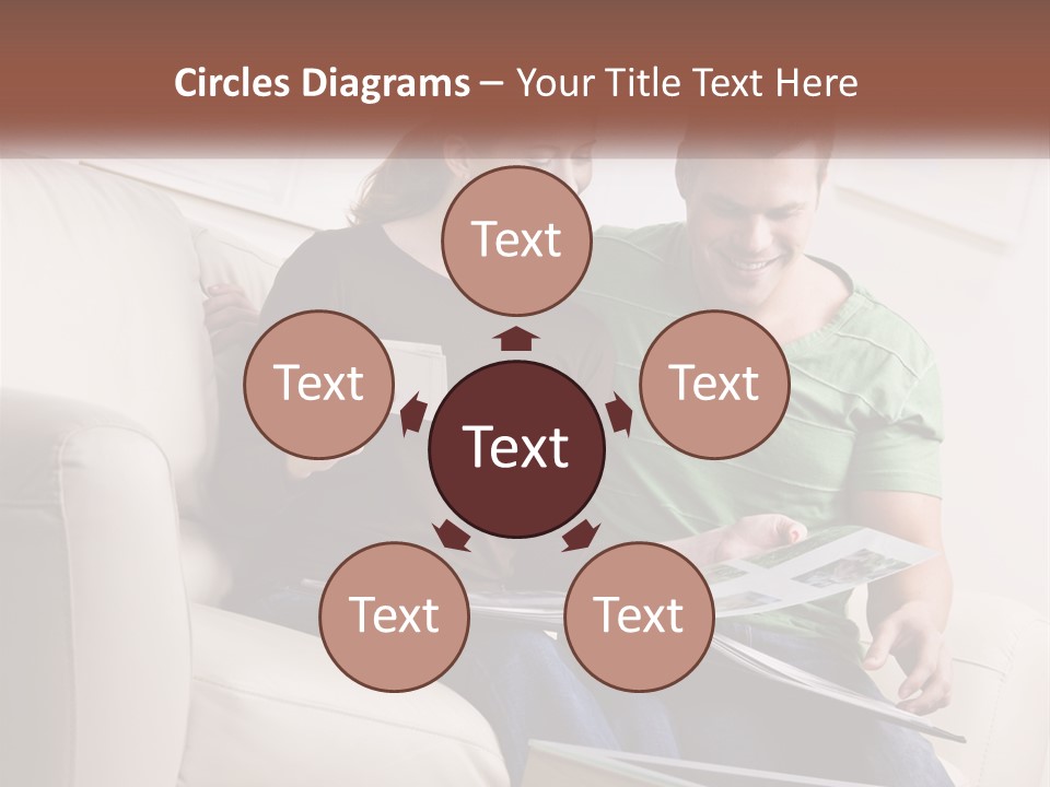 Scrapbook Album House PowerPoint Template