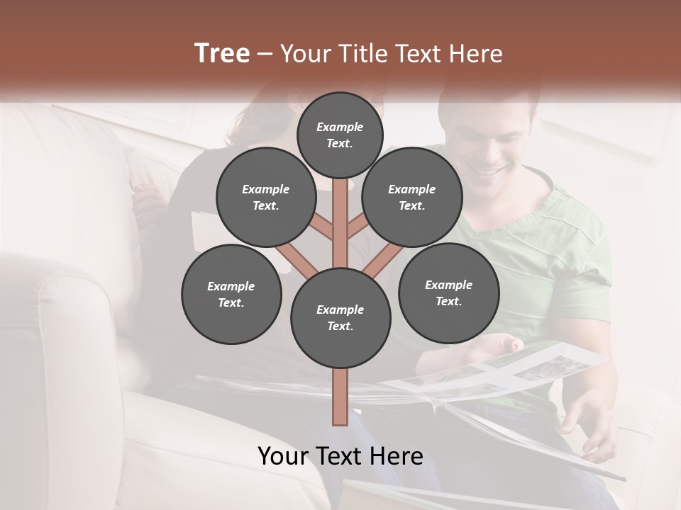 Scrapbook Album House PowerPoint Template