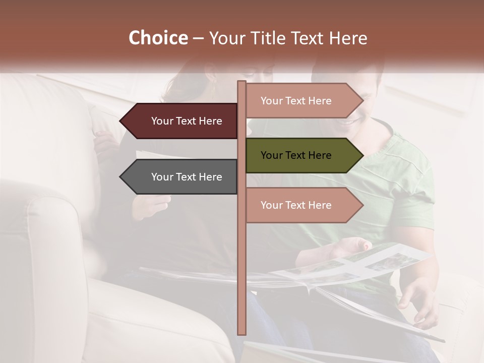 Scrapbook Album House PowerPoint Template