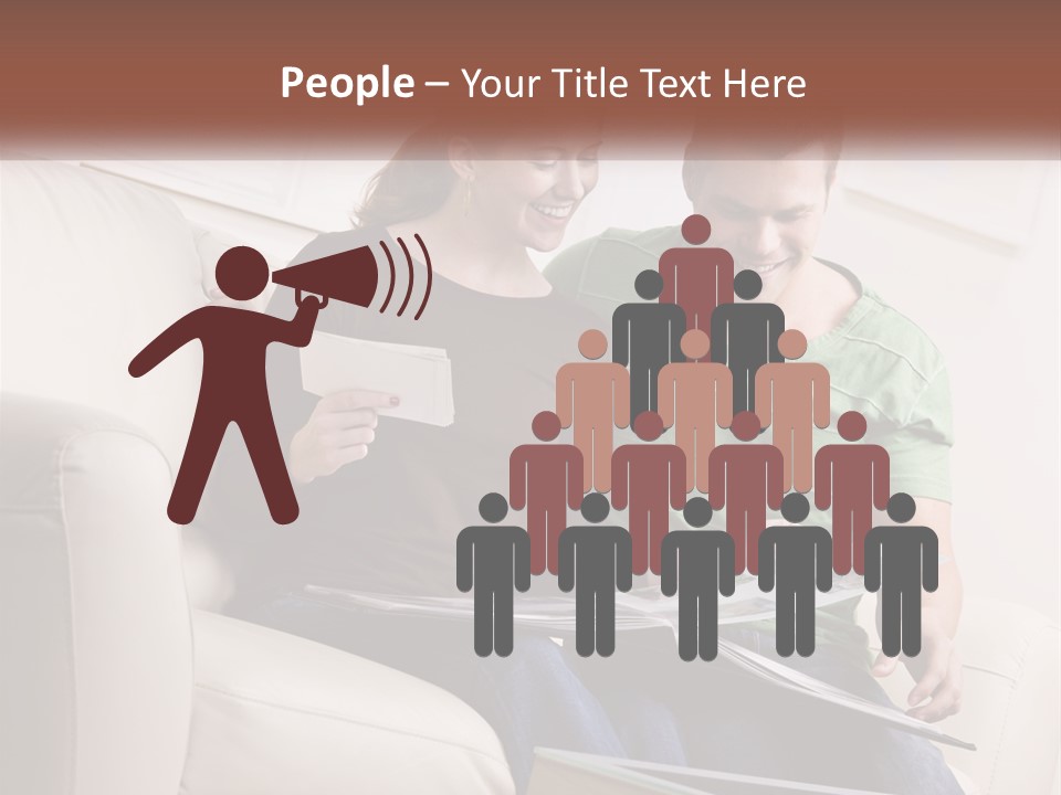 Scrapbook Album House PowerPoint Template