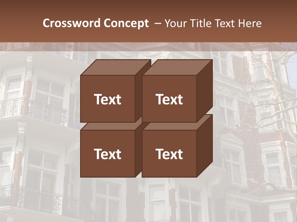 Posh Fashionable Town PowerPoint Template