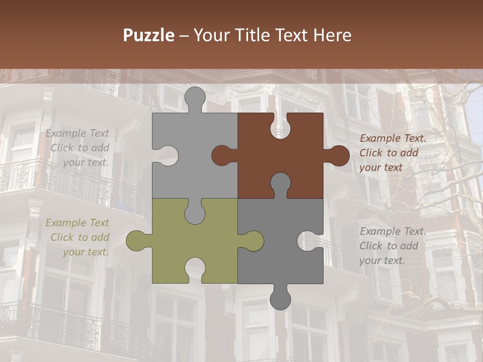 Posh Fashionable Town PowerPoint Template