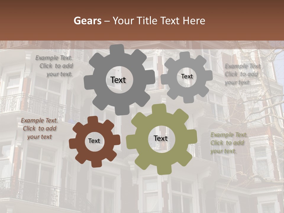 Posh Fashionable Town PowerPoint Template