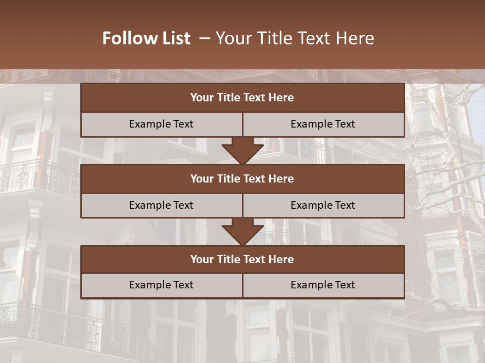 Posh Fashionable Town PowerPoint Template