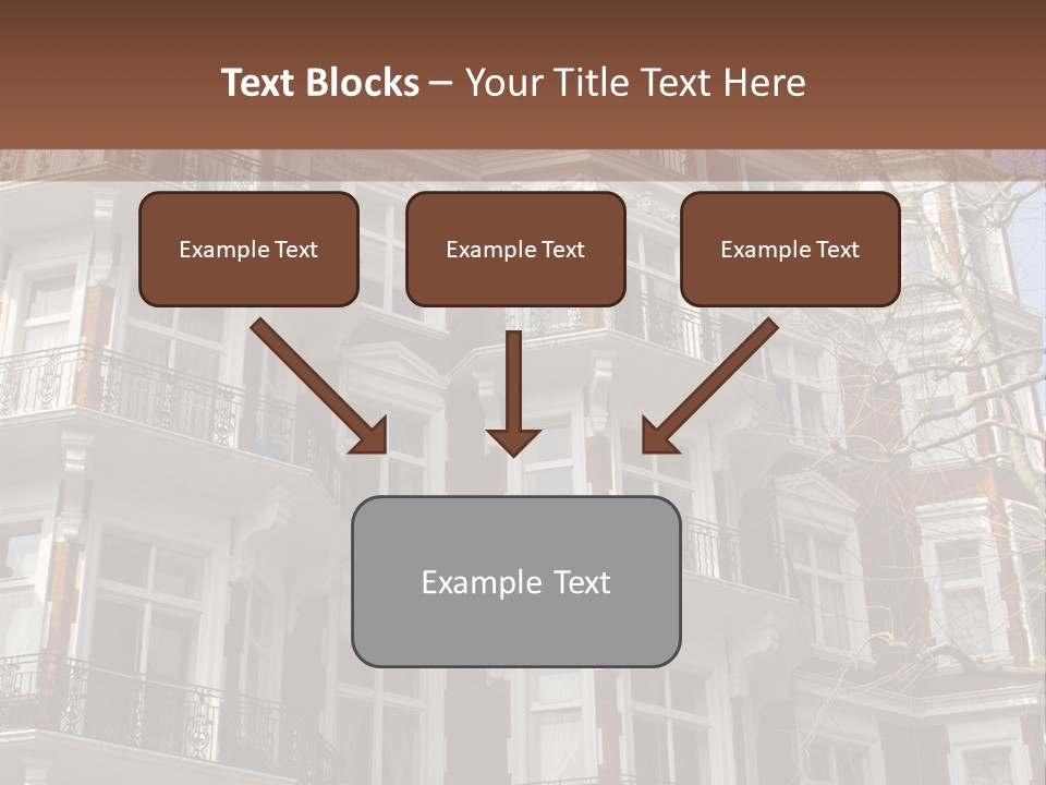 Posh Fashionable Town PowerPoint Template