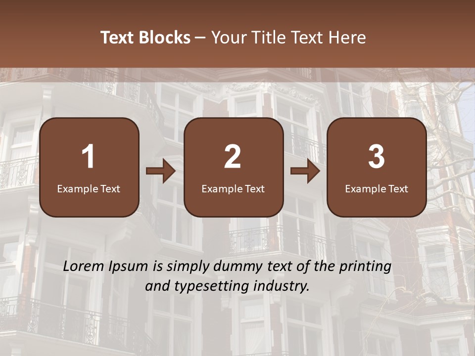 Posh Fashionable Town PowerPoint Template