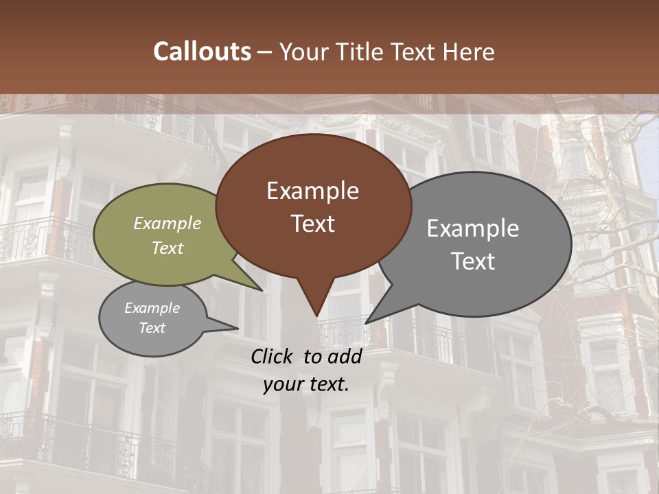 Posh Fashionable Town PowerPoint Template