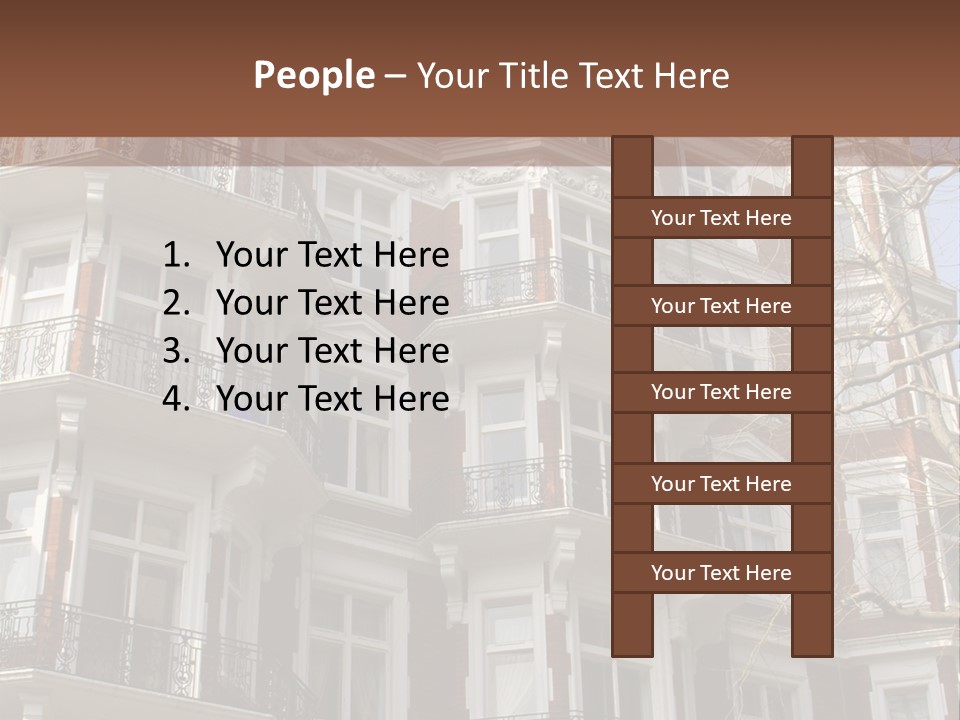 Posh Fashionable Town PowerPoint Template