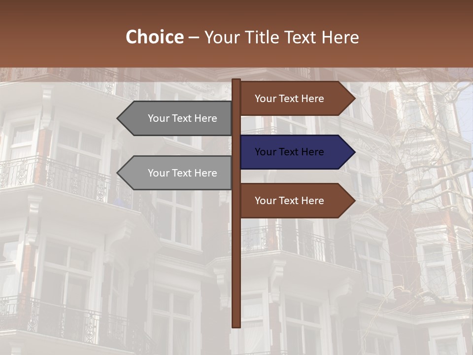 Posh Fashionable Town PowerPoint Template