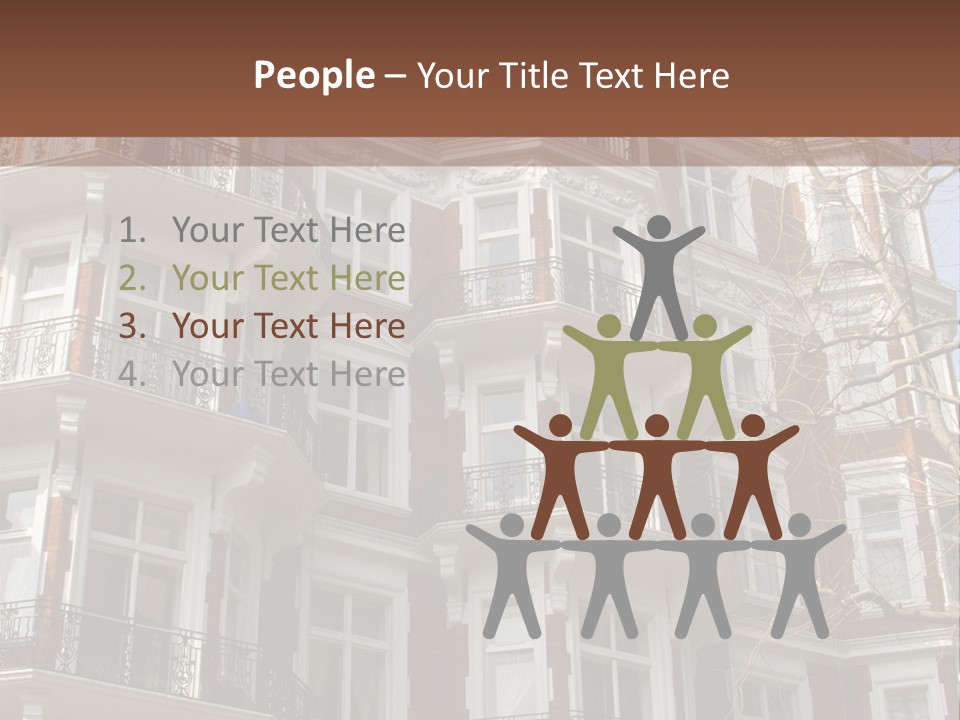 Posh Fashionable Town PowerPoint Template