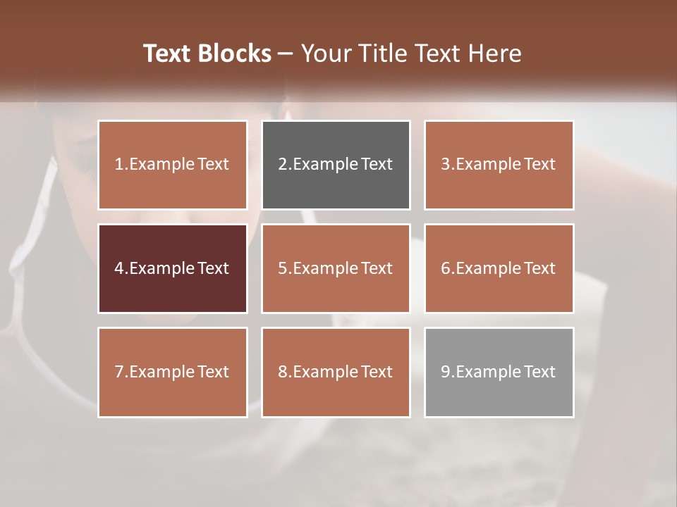 A Woman Is Doing Push Ups On The Beach PowerPoint Template