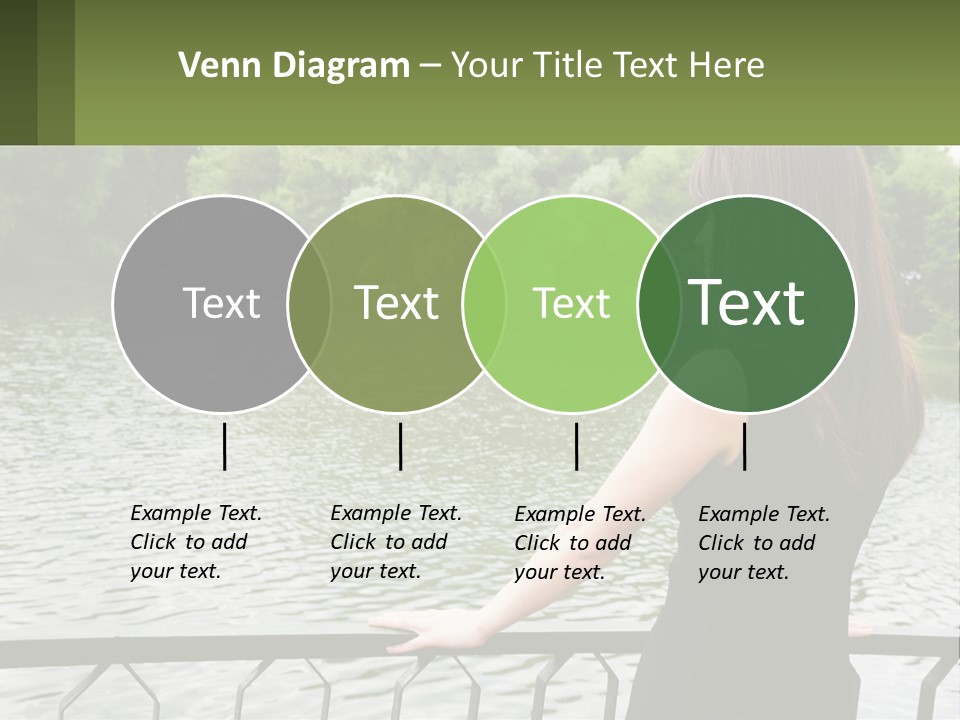 Slim Park Girl PowerPoint Template