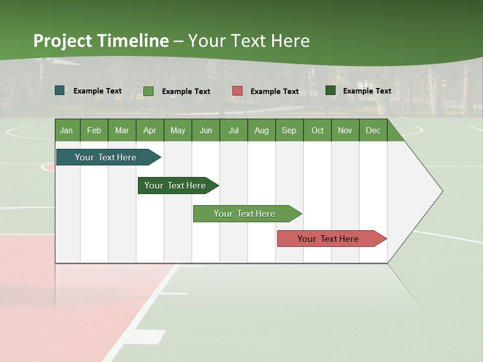 Hoop Basket Outside PowerPoint Template