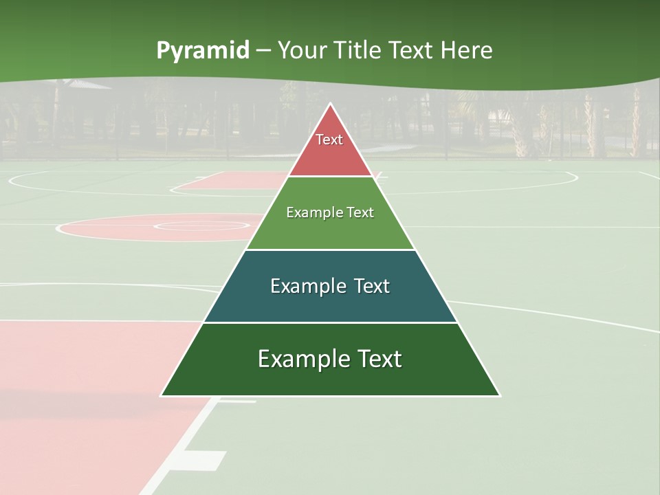 Hoop Basket Outside PowerPoint Template