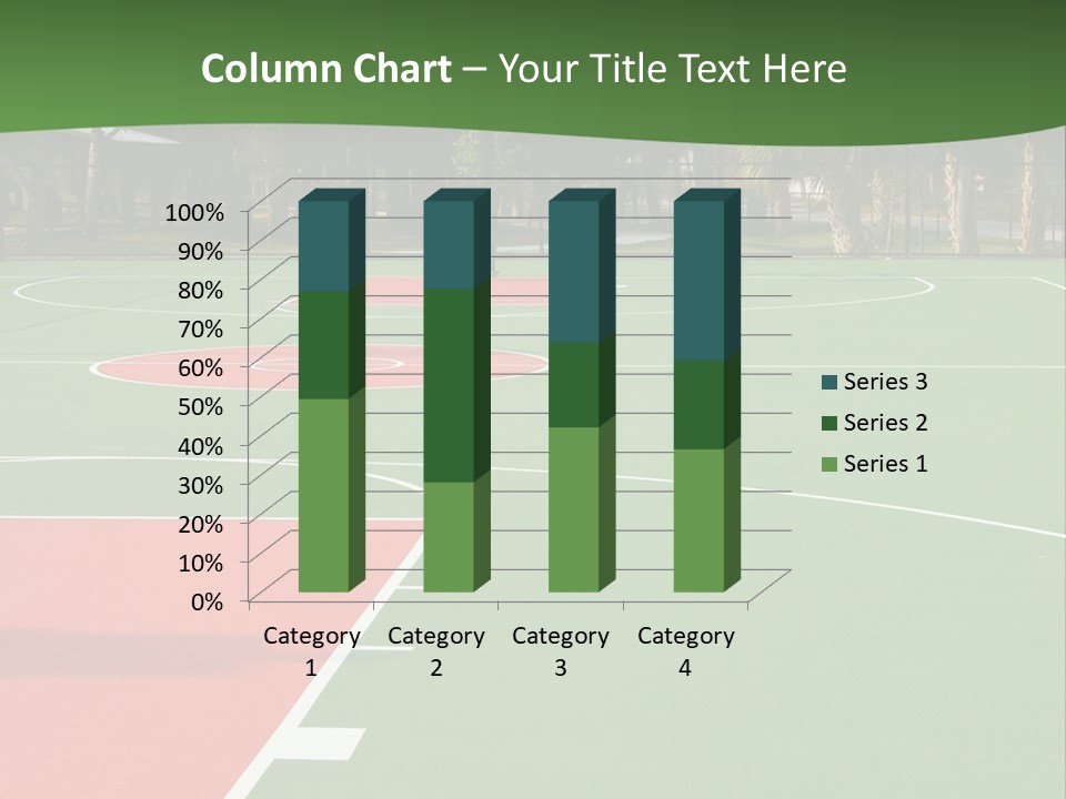 Hoop Basket Outside PowerPoint Template
