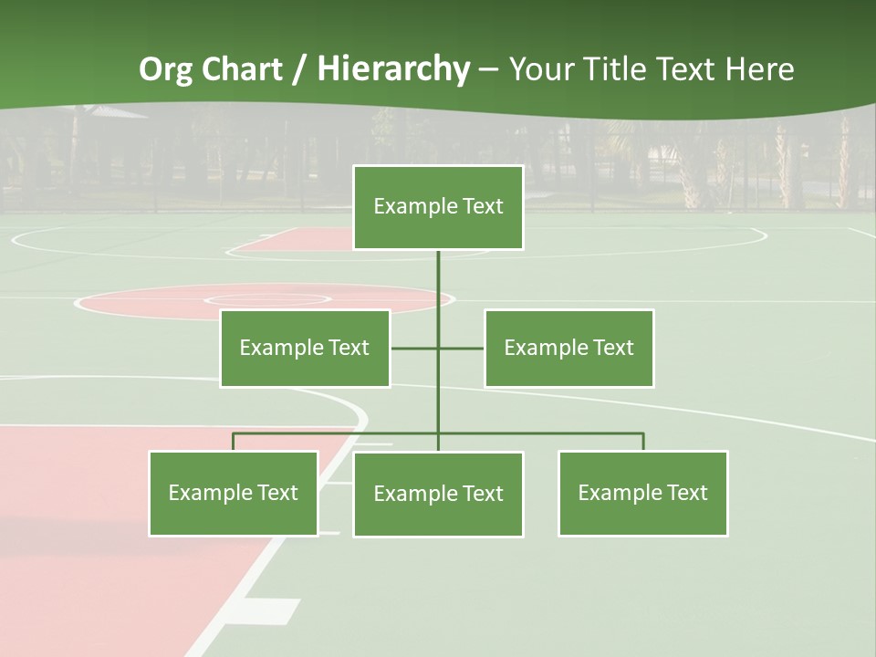 Hoop Basket Outside PowerPoint Template