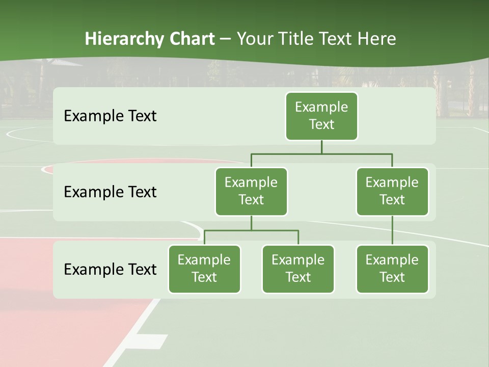 Hoop Basket Outside PowerPoint Template
