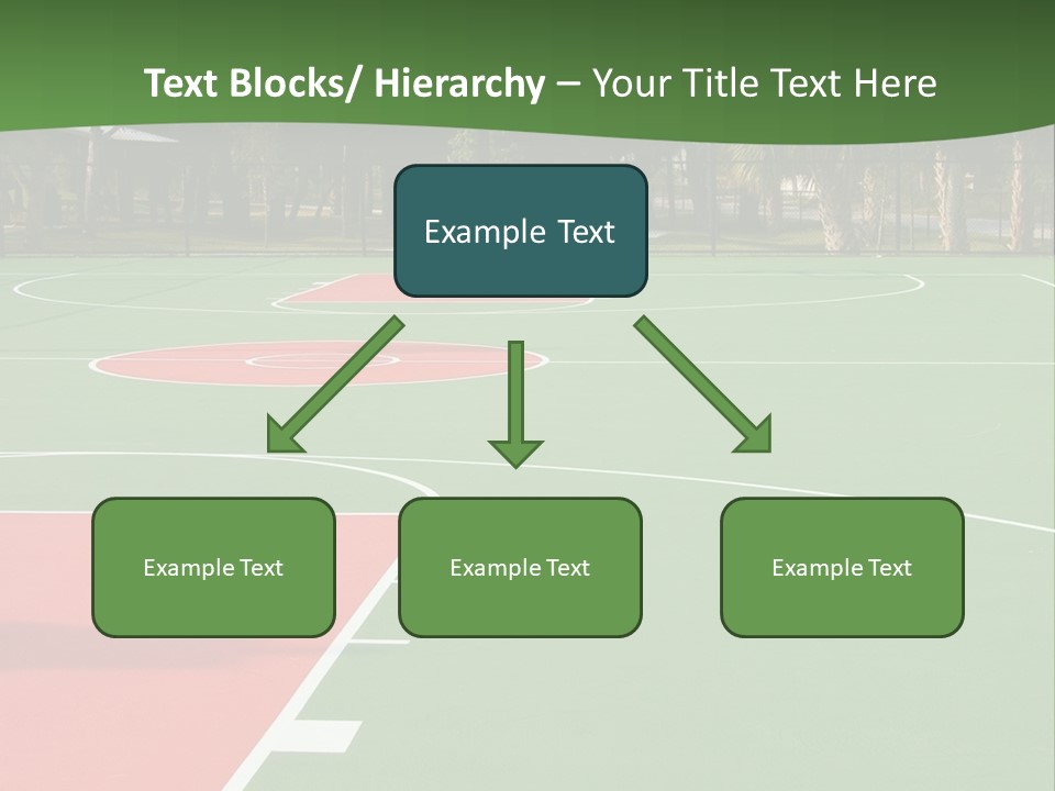 Hoop Basket Outside PowerPoint Template