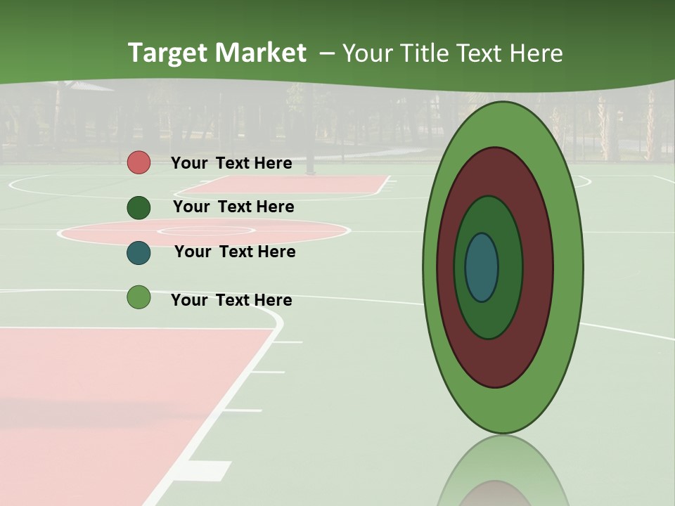 Hoop Basket Outside PowerPoint Template