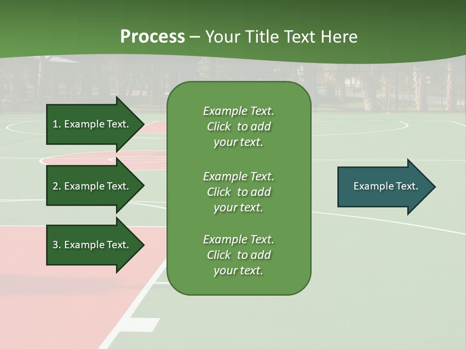 Hoop Basket Outside PowerPoint Template