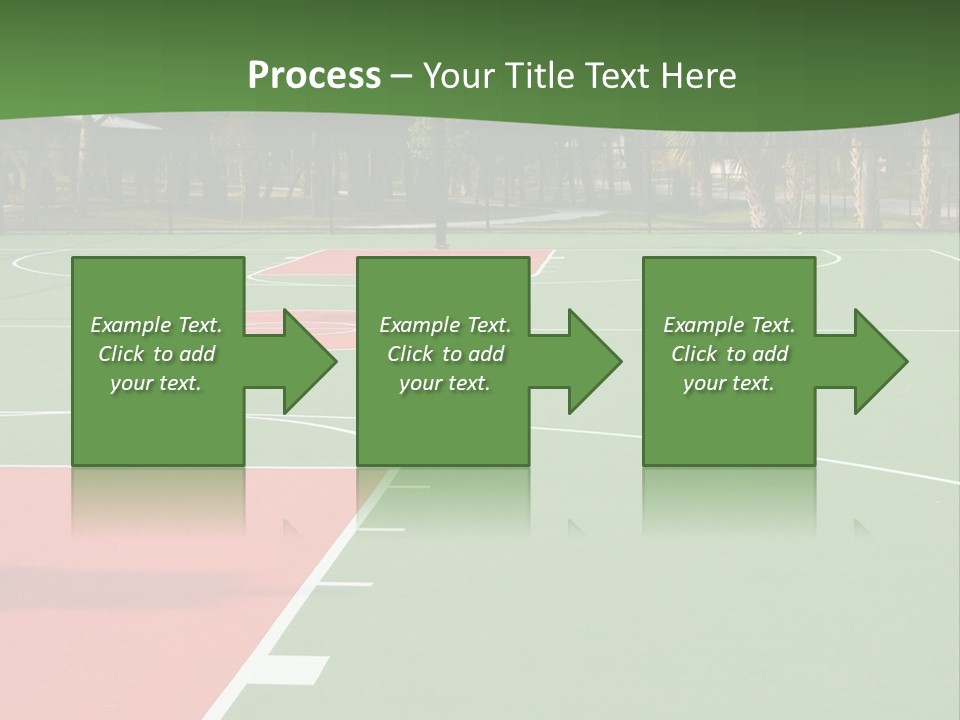 Hoop Basket Outside PowerPoint Template
