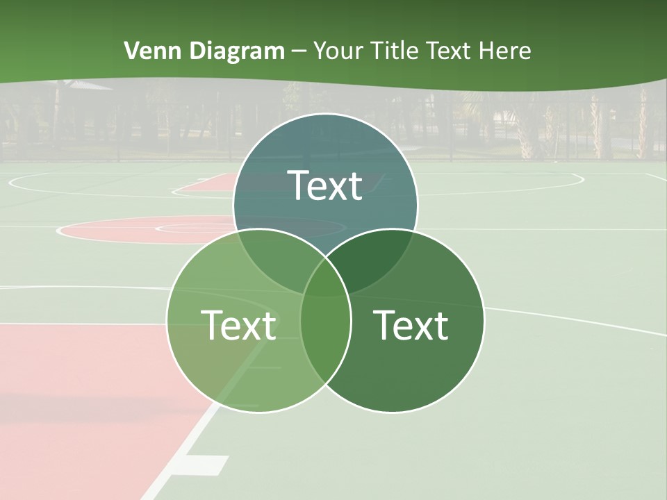 Hoop Basket Outside PowerPoint Template