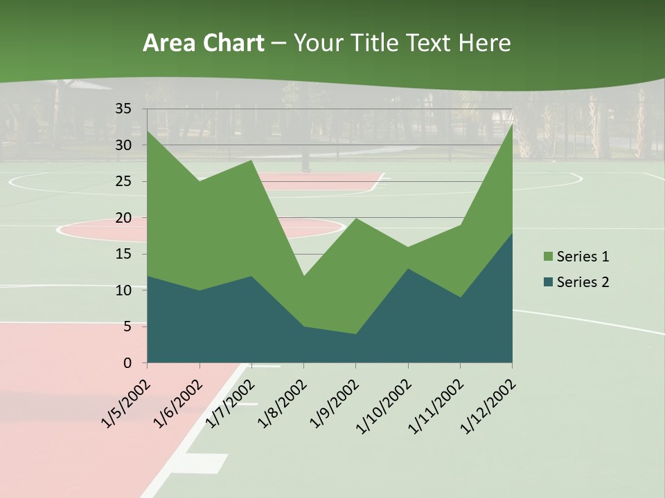 Hoop Basket Outside PowerPoint Template