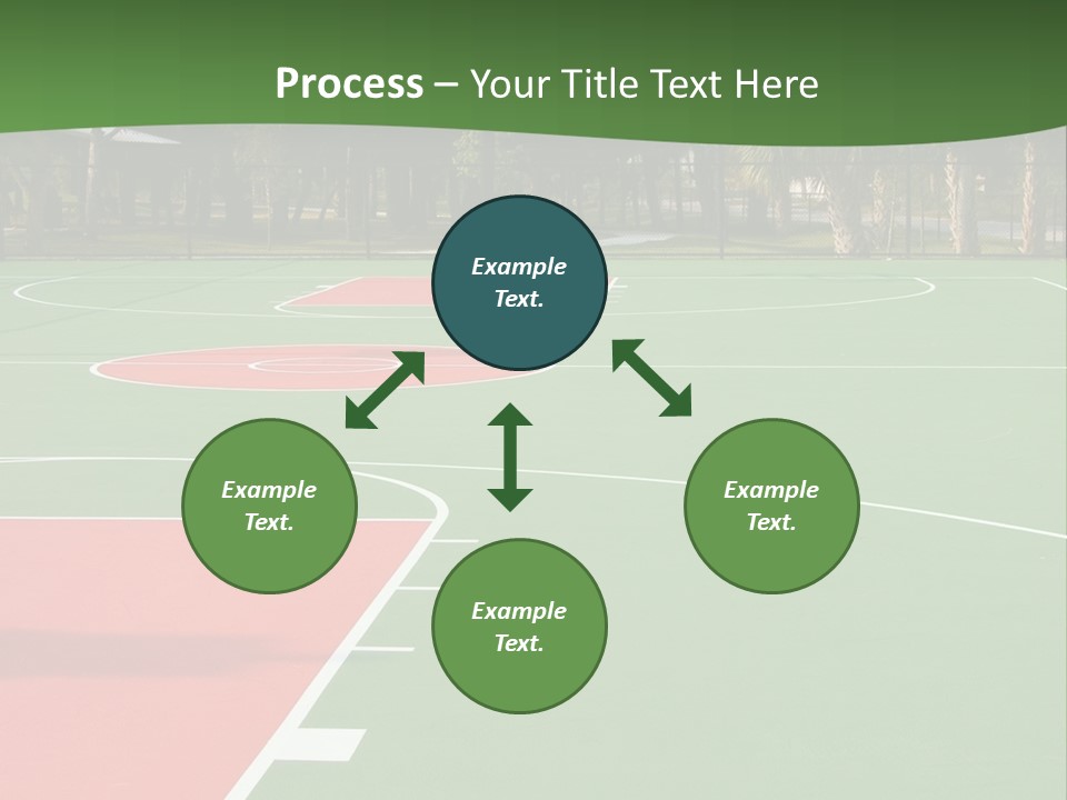 Hoop Basket Outside PowerPoint Template