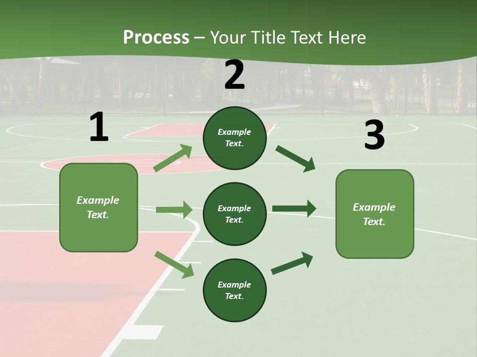 Hoop Basket Outside PowerPoint Template
