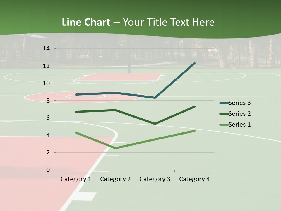 Hoop Basket Outside PowerPoint Template
