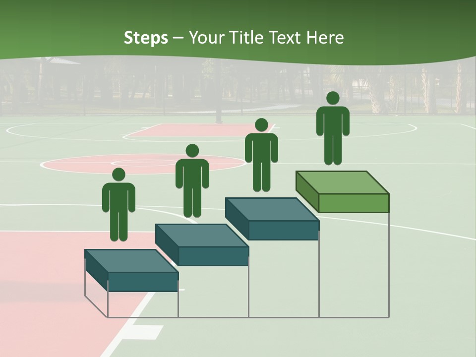 Hoop Basket Outside PowerPoint Template