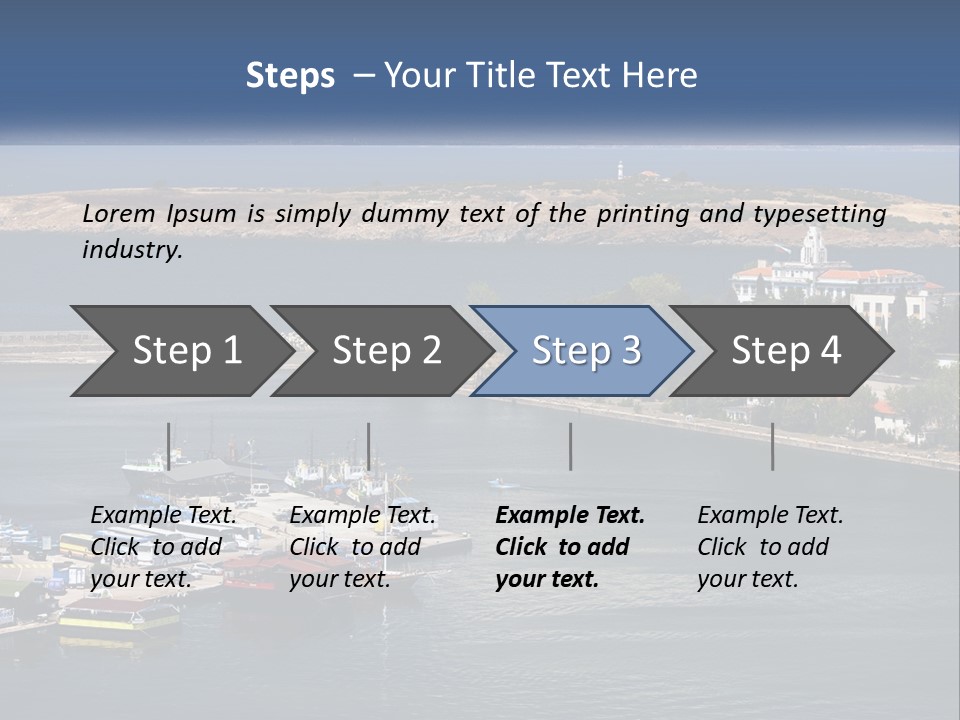 Yachting Ship Holiday PowerPoint Template