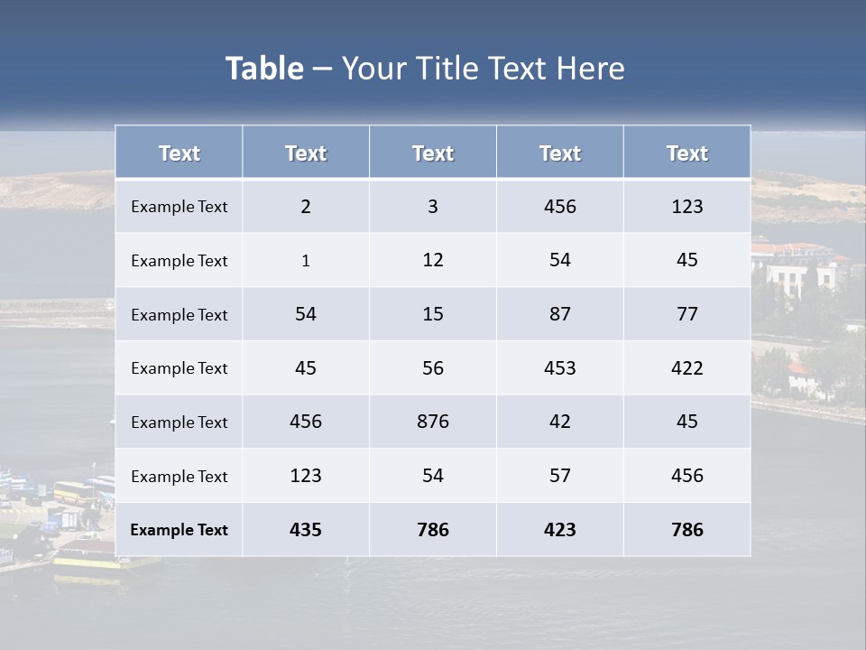 Yachting Ship Holiday PowerPoint Template