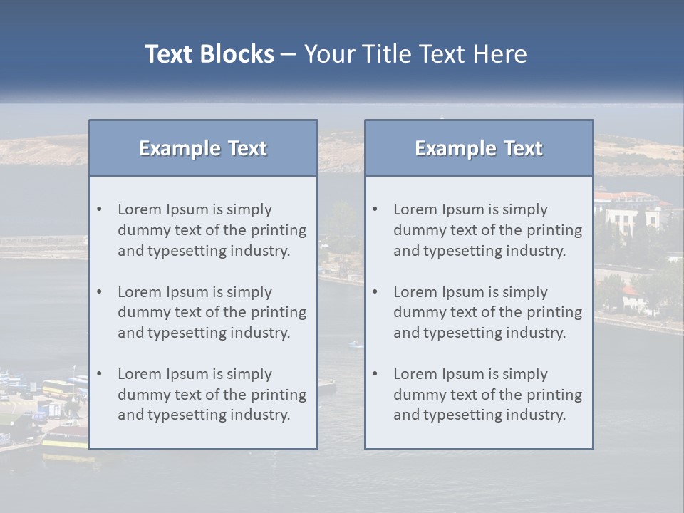 Yachting Ship Holiday PowerPoint Template