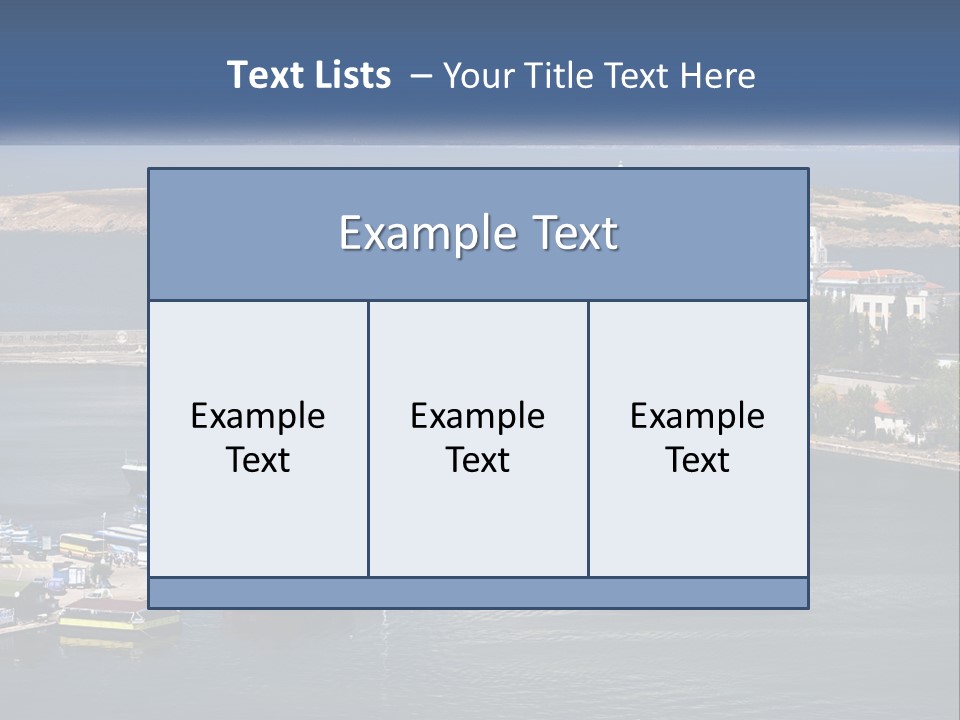 Yachting Ship Holiday PowerPoint Template