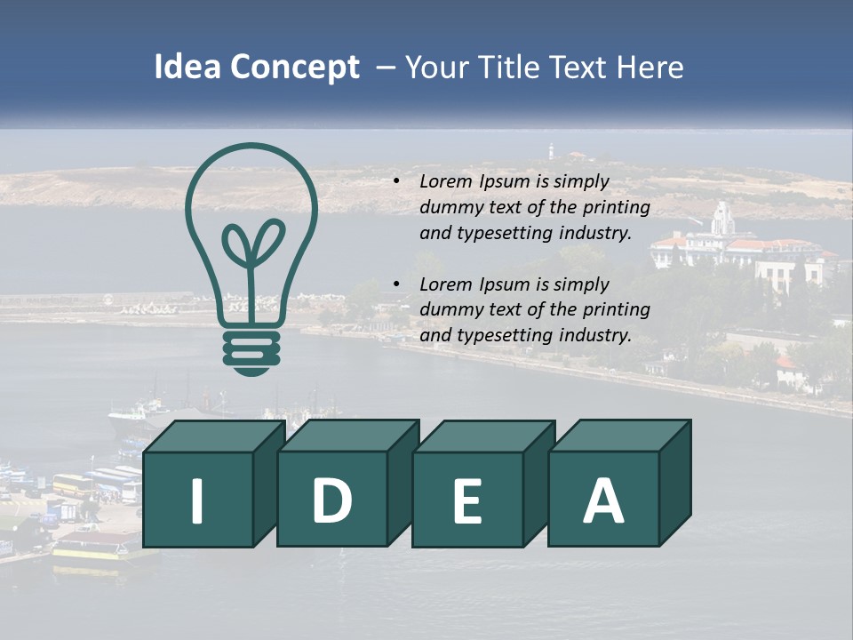 Yachting Ship Holiday PowerPoint Template