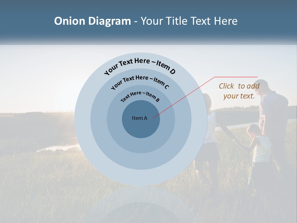 Woman Happy Field PowerPoint Template