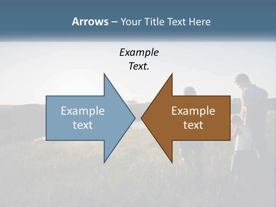 Woman Happy Field PowerPoint Template