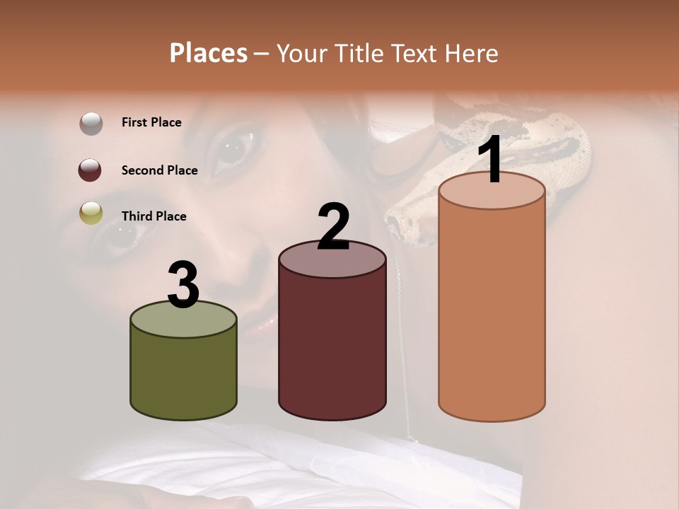 Female Women Youthful PowerPoint Template