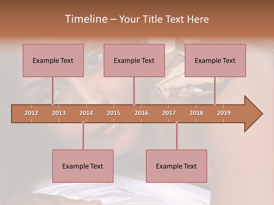 Female Women Youthful PowerPoint Template