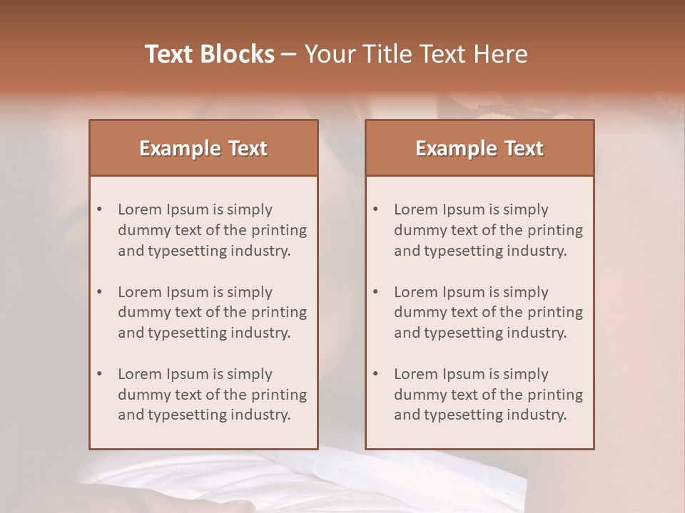 Female Women Youthful PowerPoint Template