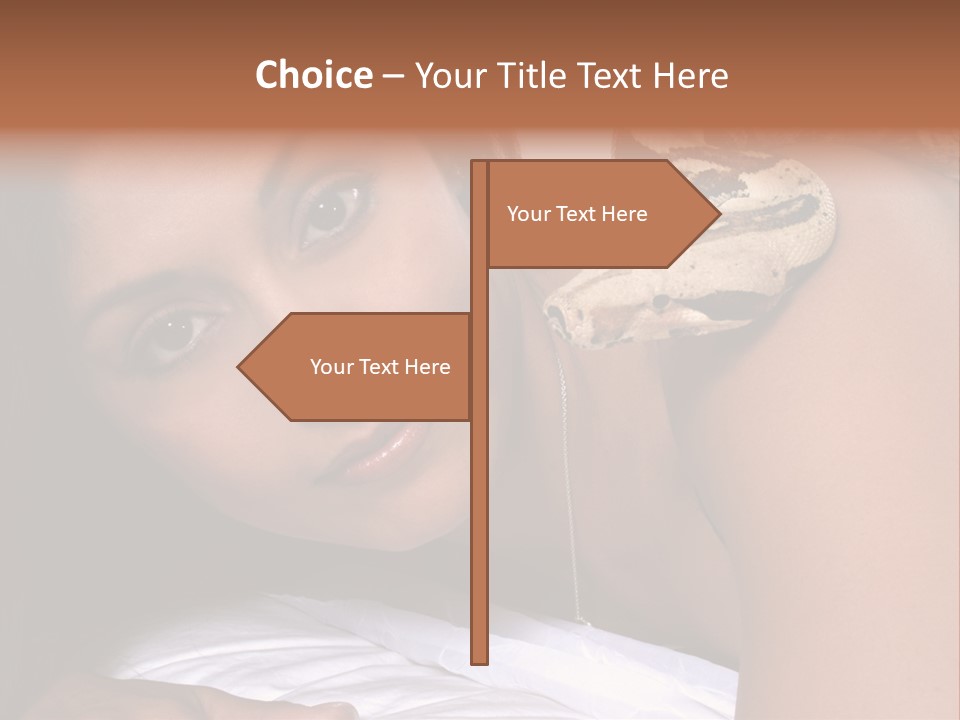 Female Women Youthful PowerPoint Template