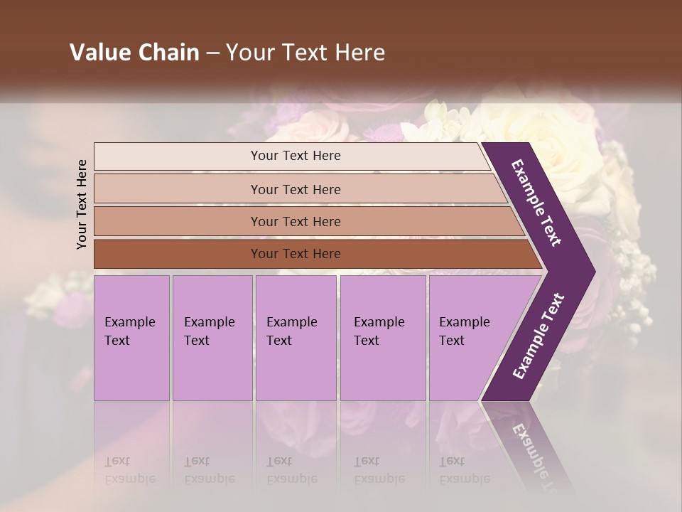 Bouquet Bride Commitment PowerPoint Template