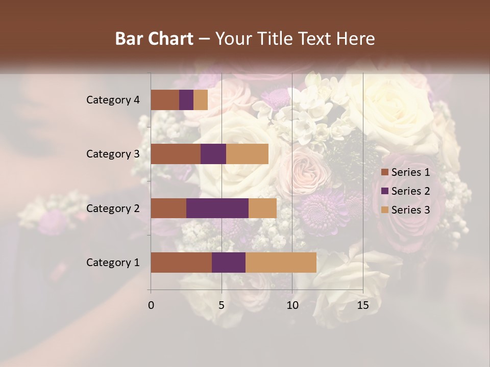 Bouquet Bride Commitment PowerPoint Template