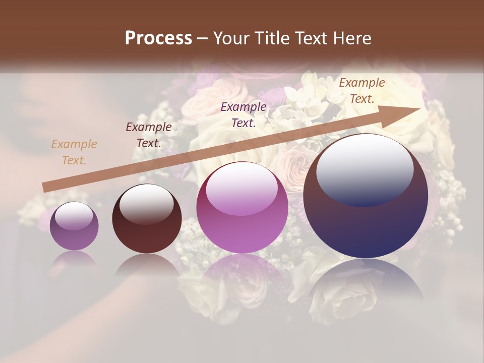 Bouquet Bride Commitment PowerPoint Template