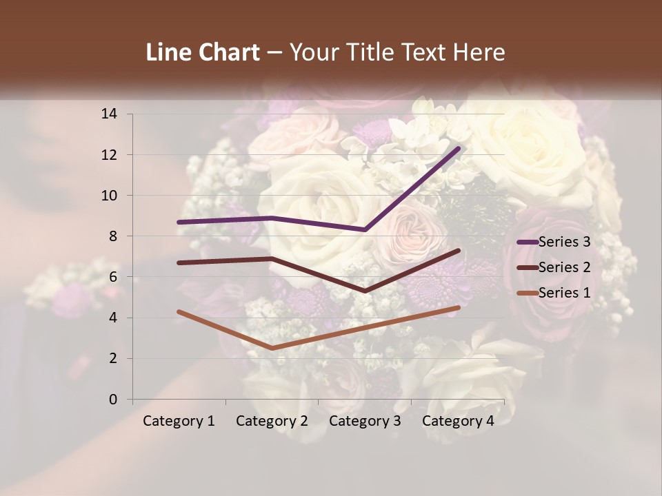 Bouquet Bride Commitment PowerPoint Template