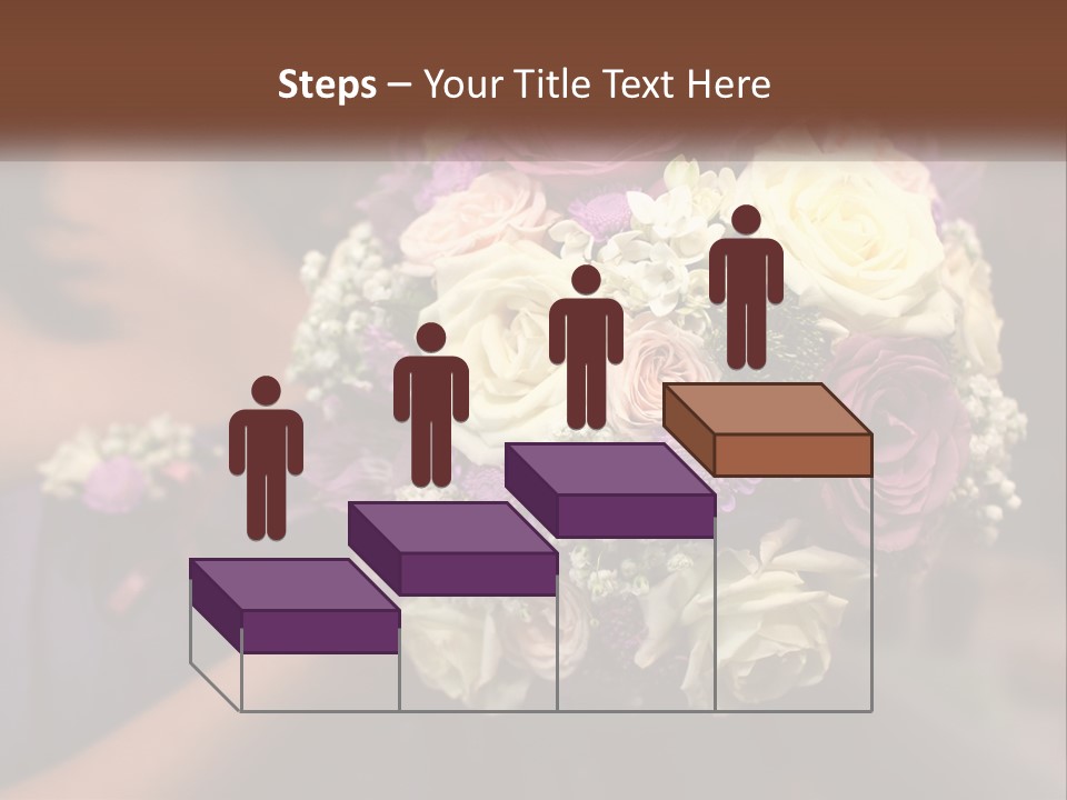 Bouquet Bride Commitment PowerPoint Template