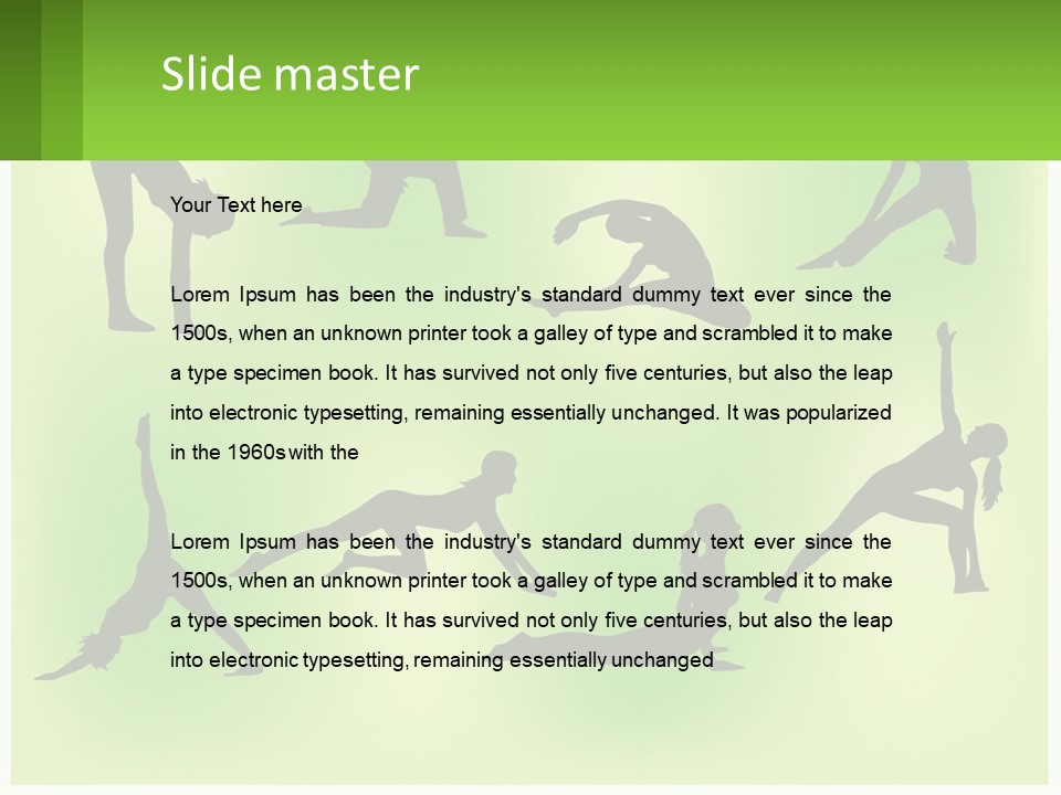 Movement Black Gym PowerPoint Template